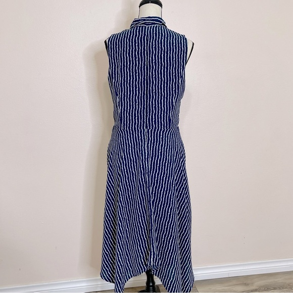 Gaby Skye Striped Dress Hankerchief Hem Size 12 - Picture 10 of 16